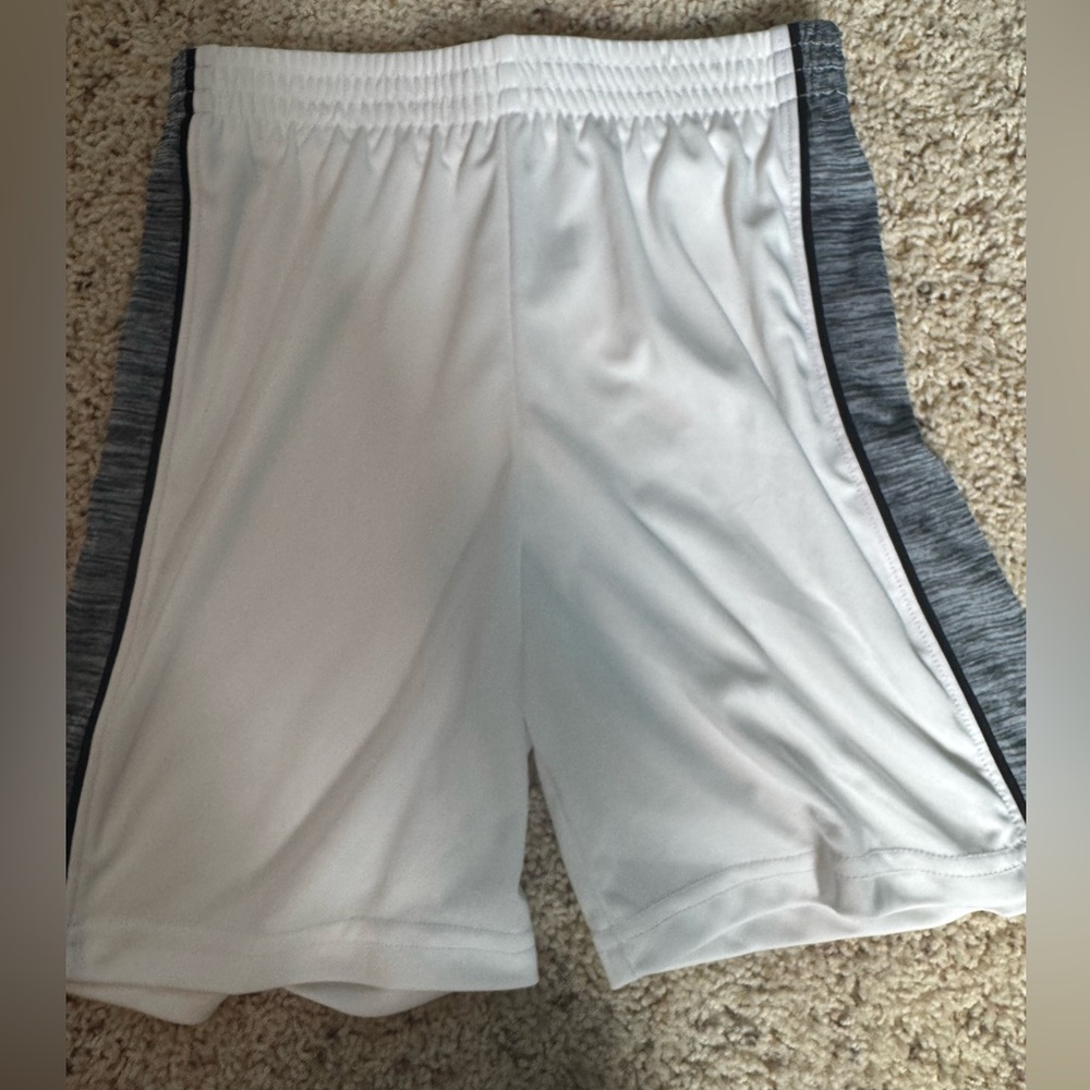 Class Club White and Gray Kids Shorts